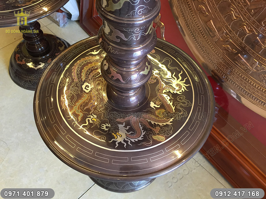 bộ đồ thờ ngũ sắc 70cm